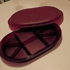 Purple Divided Serving Tray